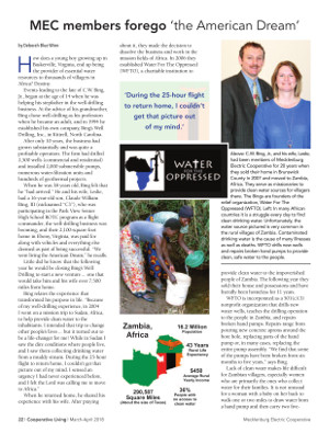 Cooperative Living article, page 1